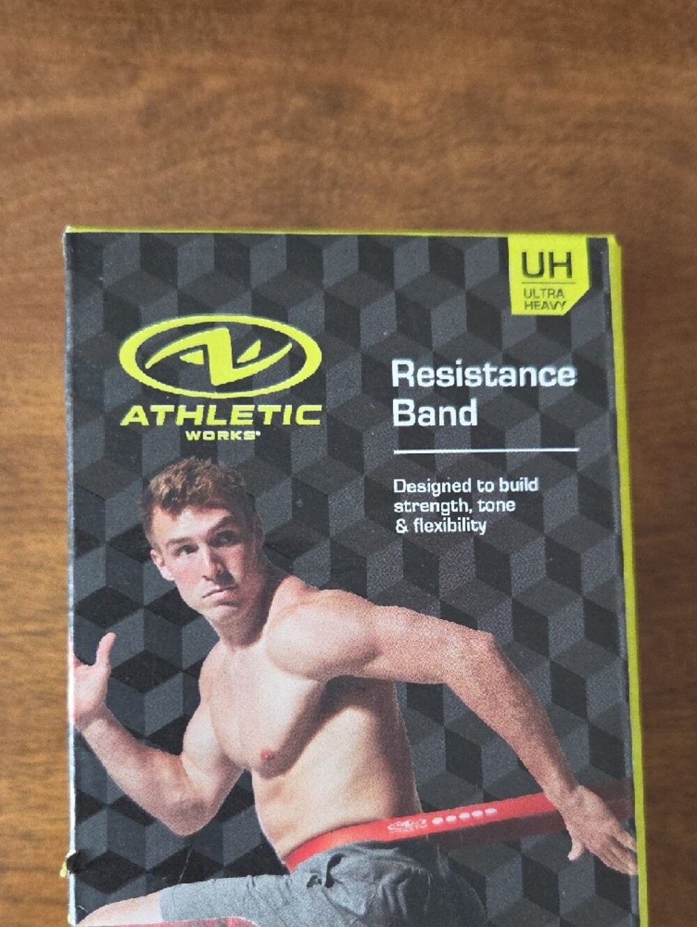 Athletic Works Red Resistance Loop Band - Ultra Heavy - Picture 2 of 6